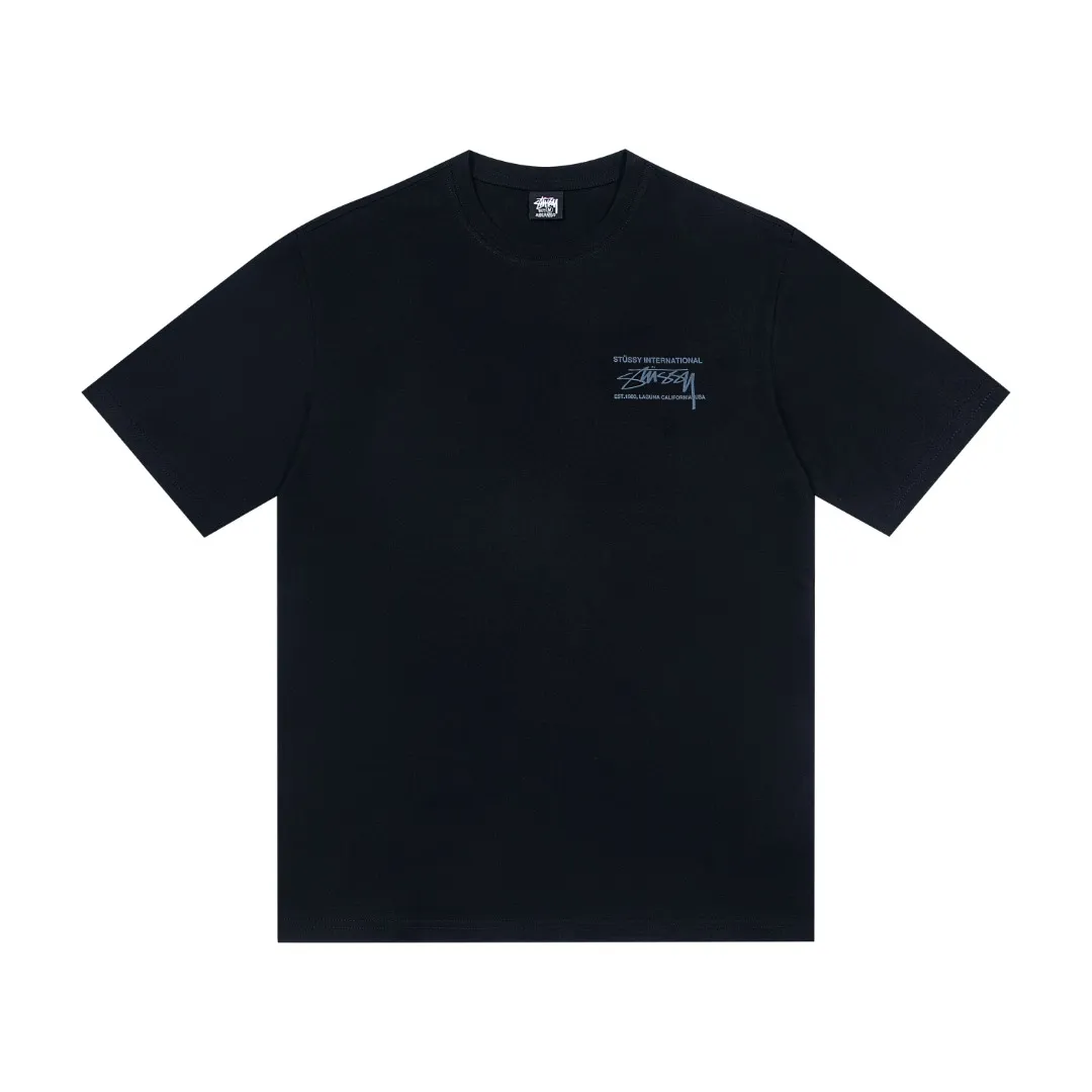 🔥 086# P55 （In Stock ） Stussy logo T Same Style ：Black White Size：S M L XL ： 260 ：